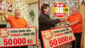 Vojtěch Bílek (70) z Blanska v DENNÍ HŘE MEGATRHÁKU trefil do černého! O 50 000 hrajeme i DNES!