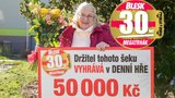 MEGATRHÁK naděloval u Věry Svobodové (67) z Kladna: Vyhrála 50 tisíc!
