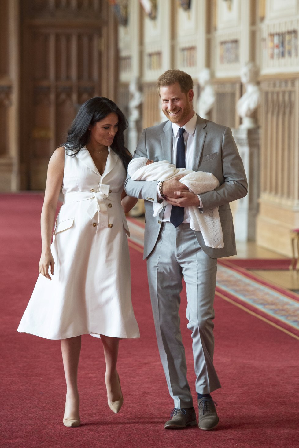 Princ Harry a vévodkyně Meghan představili syna světu.