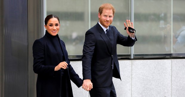 Meghan a Harry na návštěvě New Yorku.