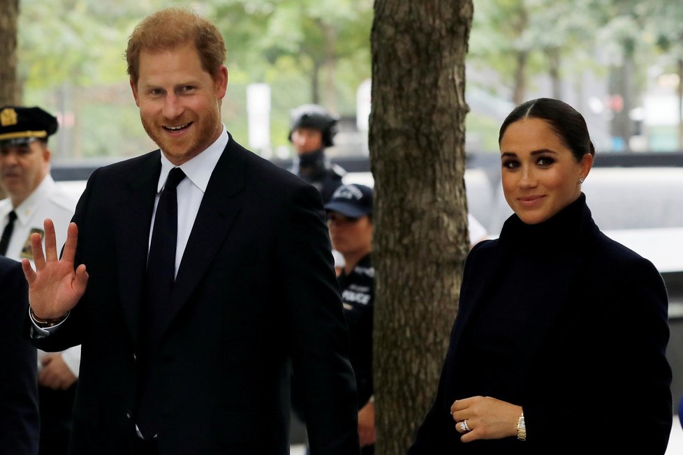 Meghan a Harry na návštěvě New Yorku.