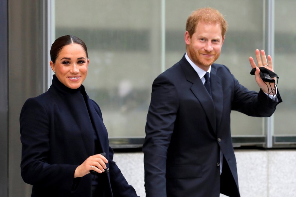 Meghan a Harry na návštěvě New Yorku.