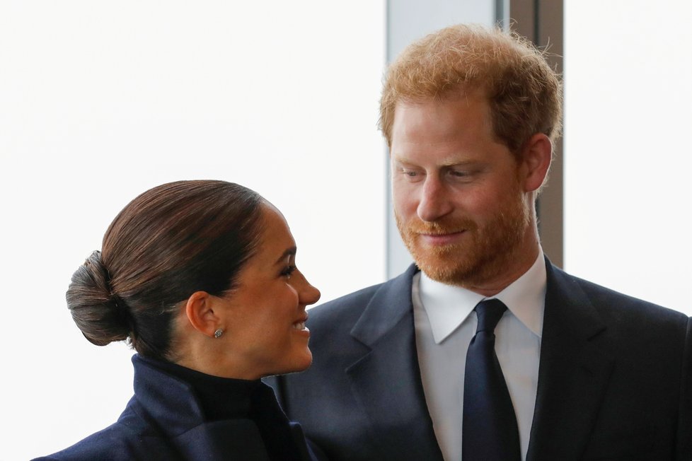 Meghan a Harry na návštěvě New Yorku.