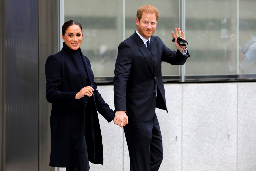 Meghan a Harry na návštěvě New Yorku.