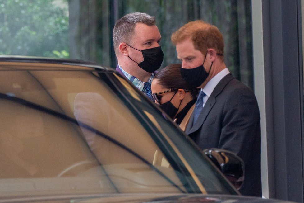 Meghan a Harry na návštěvě New Yorku.