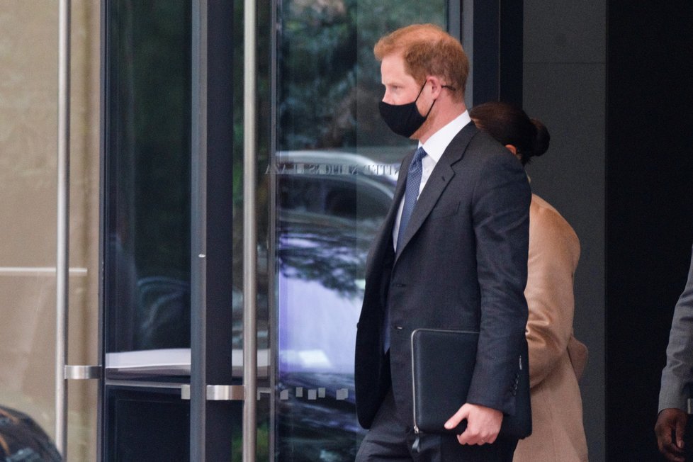 Meghan a Harry na návštěvě New Yorku.