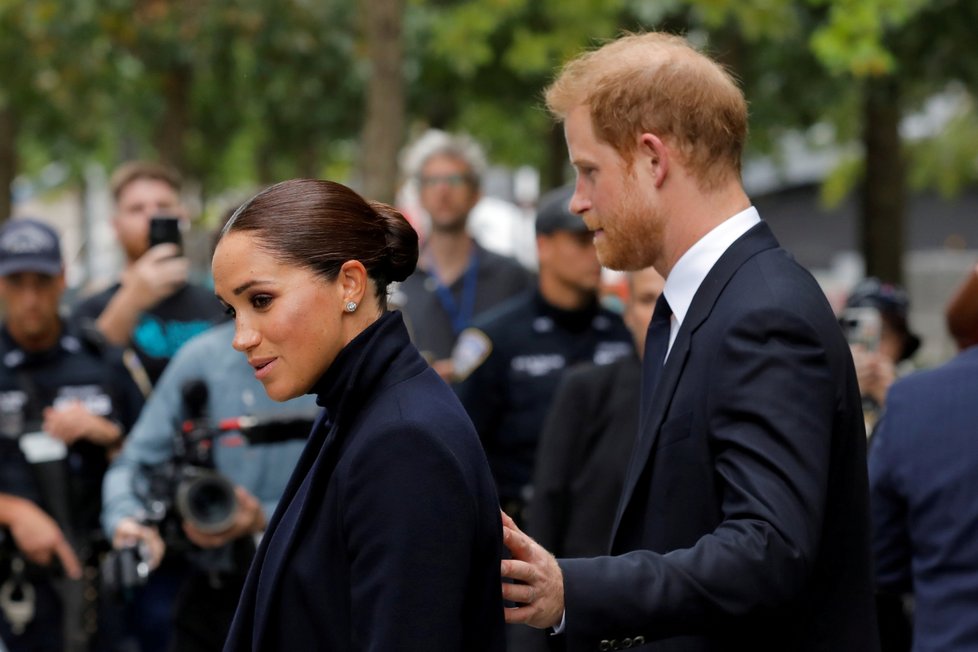 Meghan a Harry na návštěvě New Yorku.