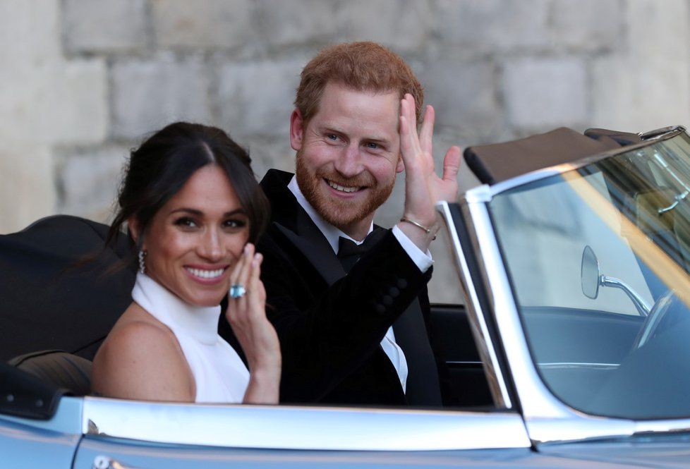 Meghan s Harrym přijeli na večírek