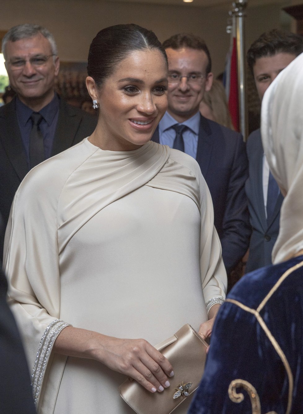 Vévodkyně Meghan v Maroku.
