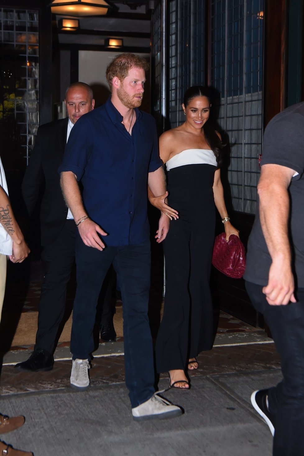 Meghan s Harrym na večeři v New Yorku.