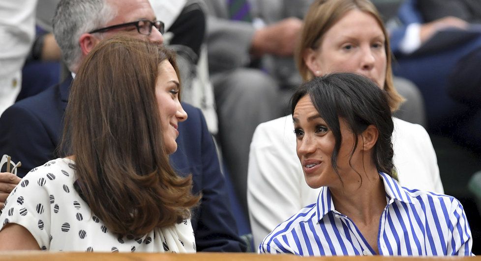 Meghan a Kate spolu vyrazily na Wimbledon.