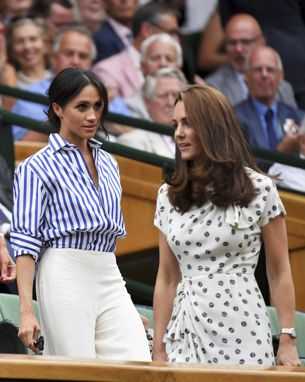 Meghan a Kate spolu vyrazily na Wimbledon.