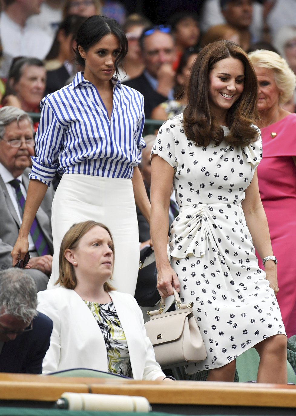Meghan a Kate na Wimbledonu
