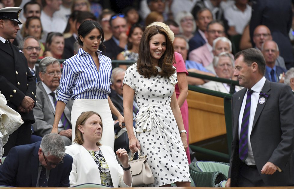 Meghan a Kate spolu vyrazily na Wimbledon.