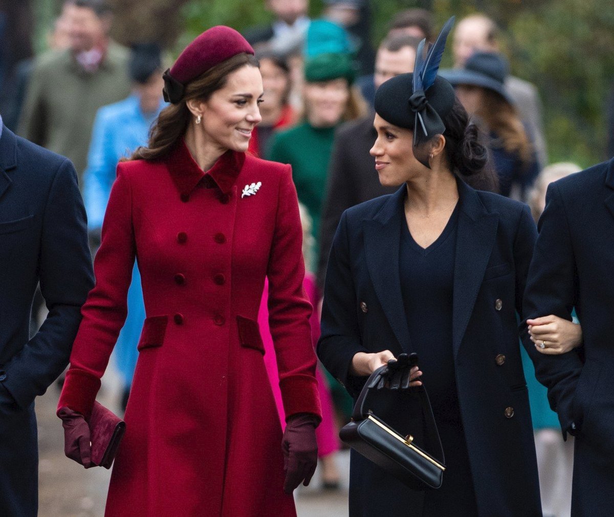 Meghan Markle a Kate Middleton.