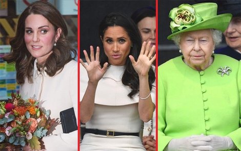 Meghan Markleová a Kate Middletonová chtěly na královnu zapůsobit hned od začátku. Není divu.