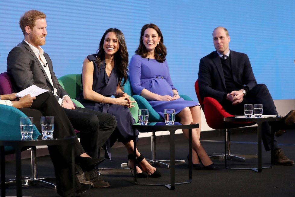 Harry, Meghan, Kate a William