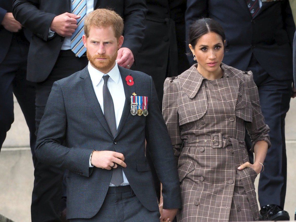 Těhotná Meghan a princ Harry.