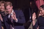 Princ Harry a Meghan v Royal Albert Hall v ten večer, kdy Meghan svému muži řekla o tom, že pomýšlí na sebevraždu