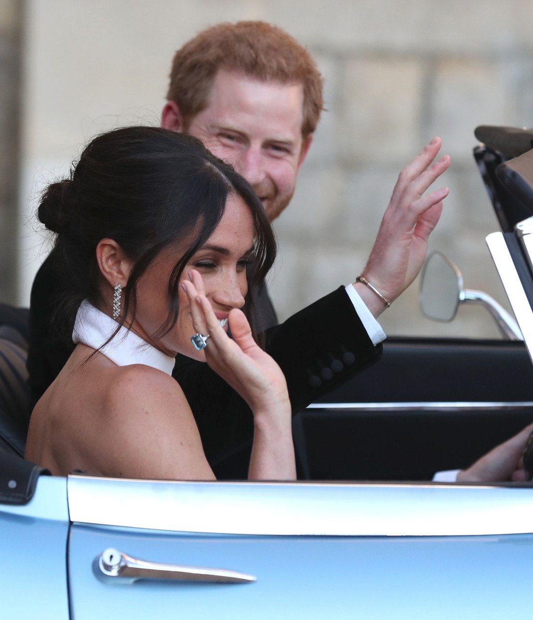 Meghan a Harry přijeli na večírek