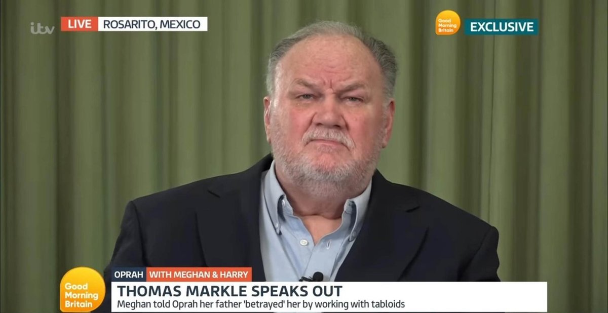 Thomas Markle se vyjádřil k rozhovoru své dcery