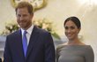 Meghan Markleová s princem Harrym.