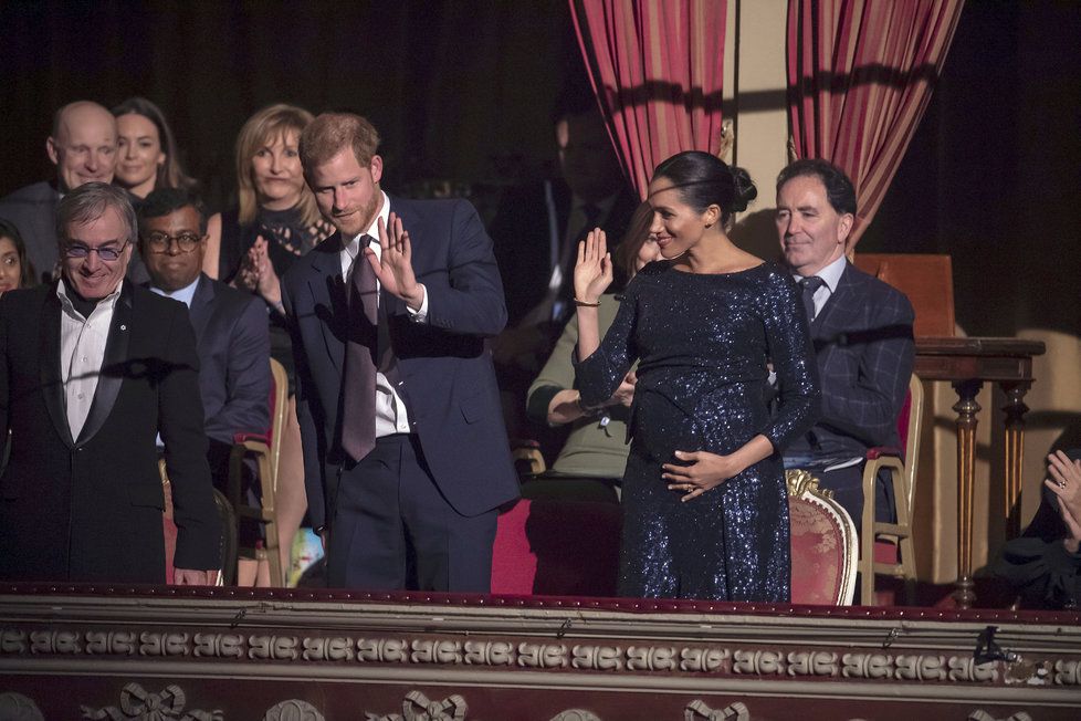 Princ Harry a vévodkyně Meghan Markleová na show Cirque du Soleil