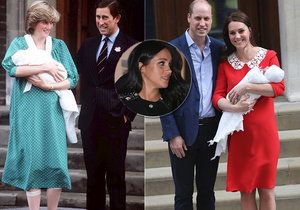 Vévodkyně Meghan odmítá jít ve šlépějích Kate a princezny Diany.