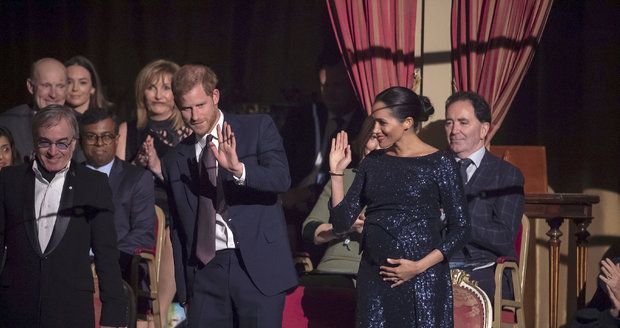 Princ Harry a vévodkyně Meghan Markleová na show Cirque du Soleil.