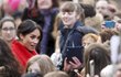 Těhotná Meghan Markle s princem Harrym navštívili anglické metropolitní hrabství Merseyside.