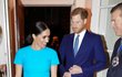 Meghan na udílení cen oslnila nejenom svými tyrkysovými šaty, ale i zářivým úsměvem