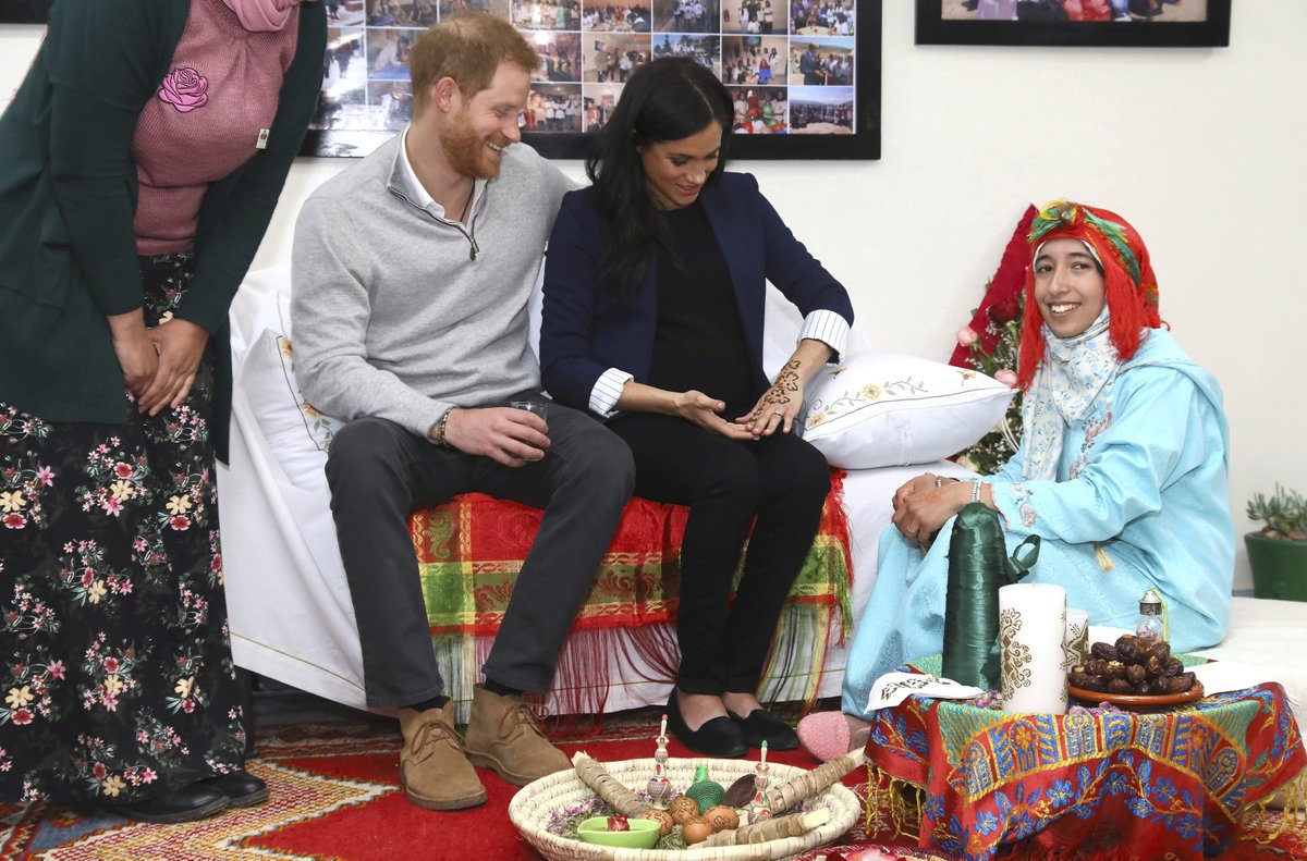 Meghan Markleová s princem Harrym.