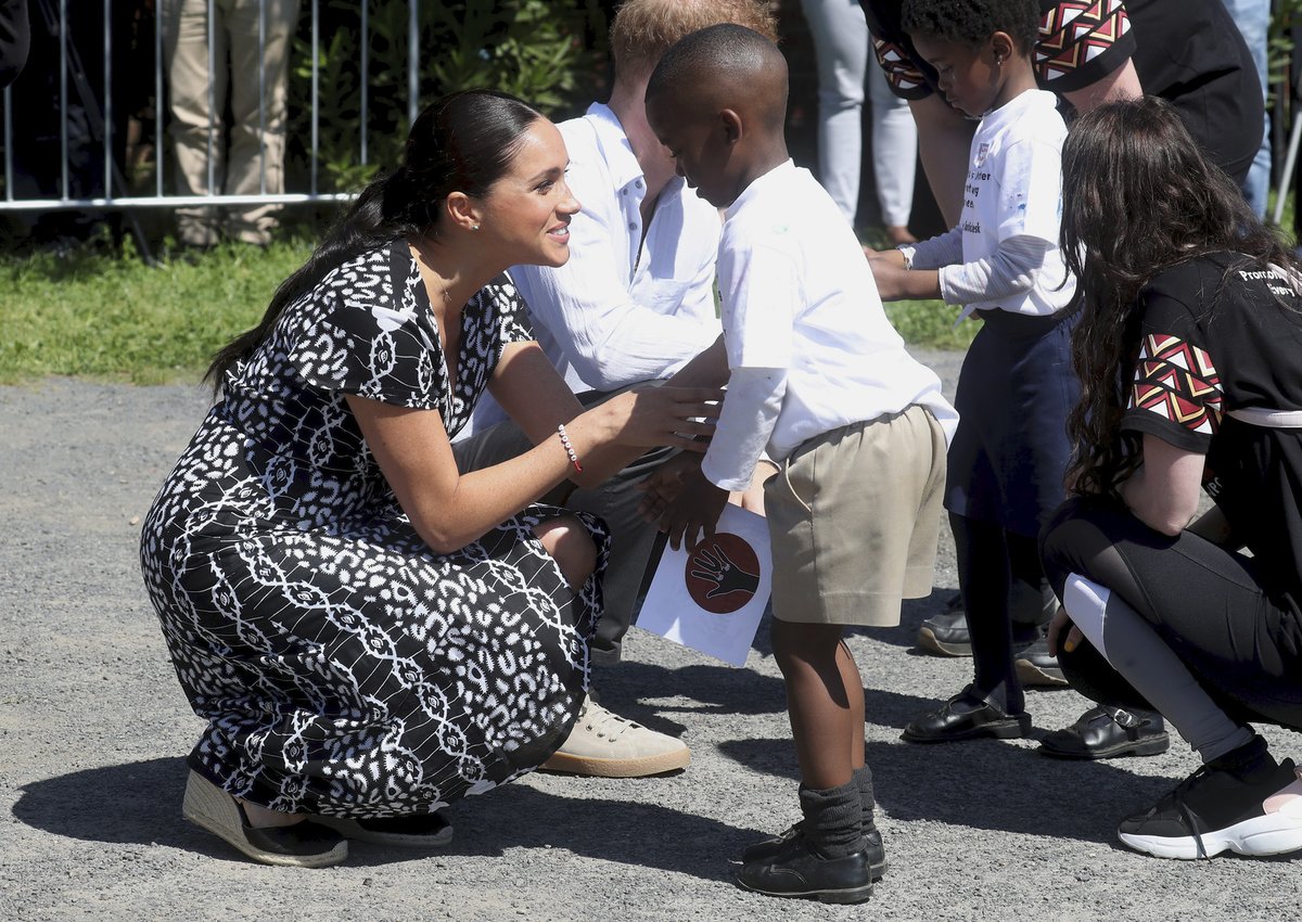 Meghan a princ Harry během pracovní cesty v Austrálii.