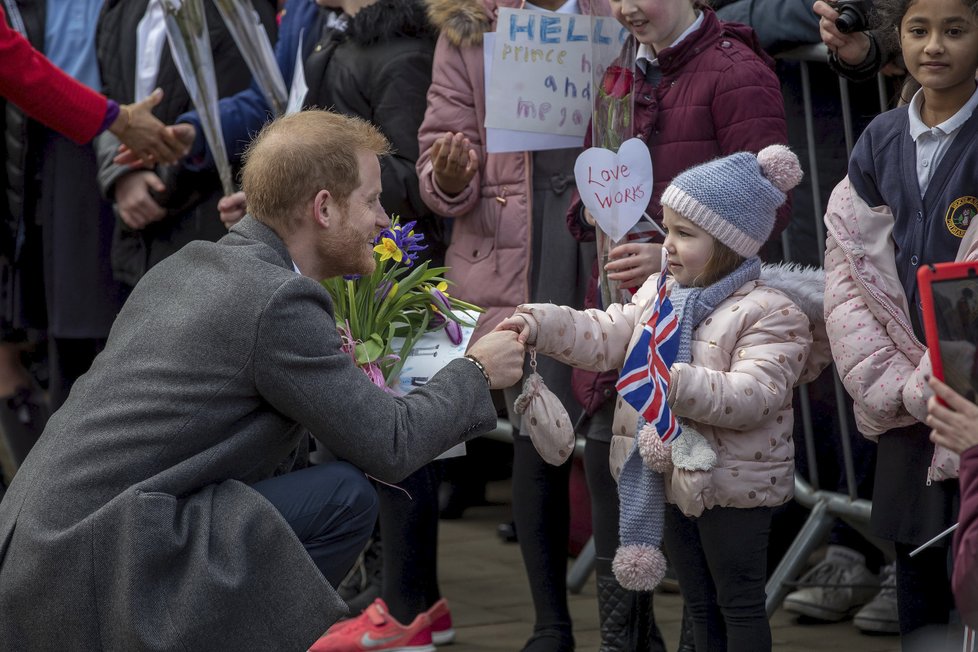 Těhotná Meghan Markle s princem Harrym navštívili anglické metropolitní hrabství Merseyside.