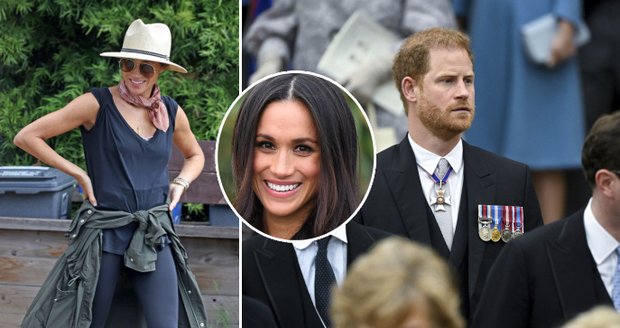 Harryho manželka Meghan. Na výšlap si nesla 8,5 milionu Kč!