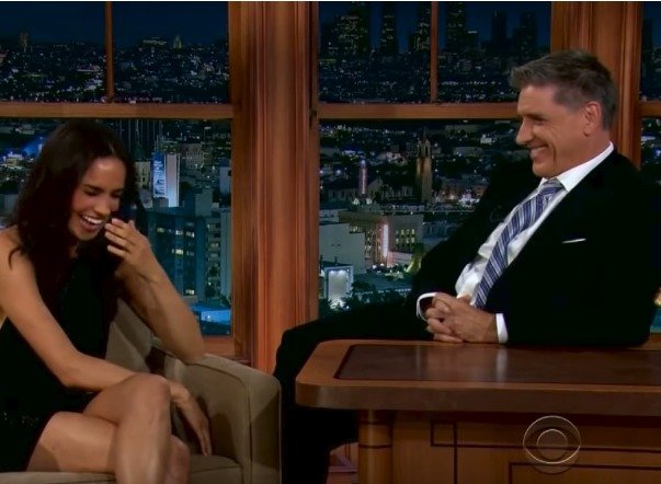 Meghan Markle a Craig Ferguson v roce 2013