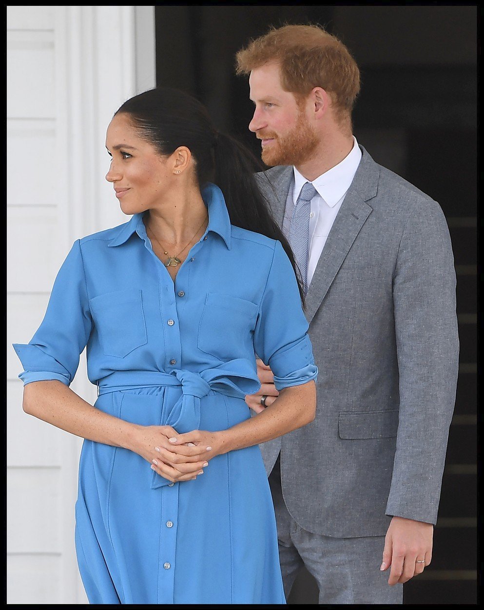 Vévodkyně Meghan a princ Harry.