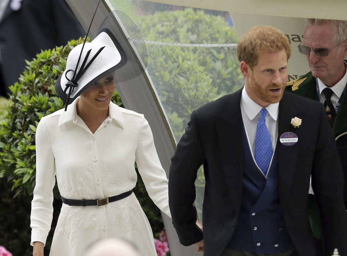 Princ Harry a vévodkyně Meghan v Ascotu