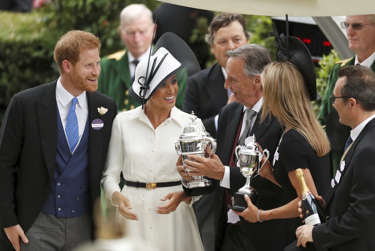 Princ Harry a vévodkyně Meghan v Ascotu