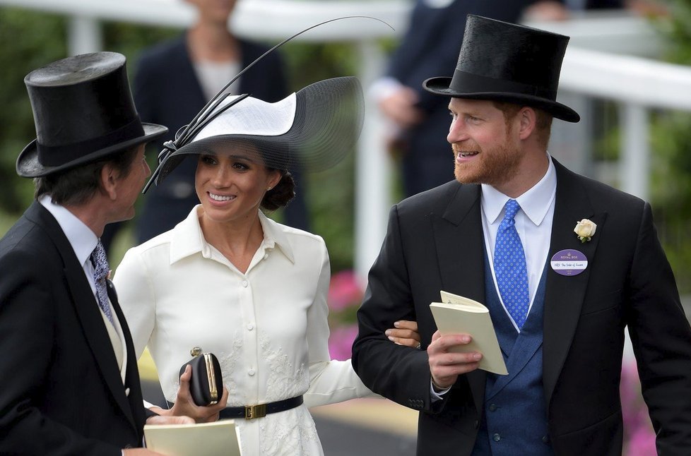 Princ Harry s vévodkyní Meghan v Ascotu