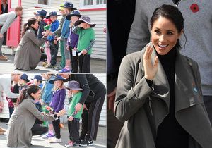 Těhotná Meghan už trénuje: Utěšovala dítě v slzách!