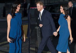 Vévodkyně Meghan předvedla těhotenské bříško?! Vypadá to rovnou na dvojčata