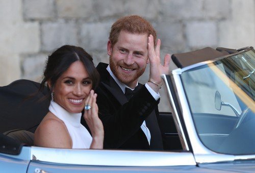 Vévodkyně Meghan s princem Harrym