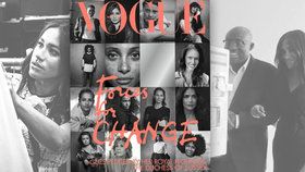 Meghan Markle si pro zářijové číslo Vogue zahrála na šéfredaktorku