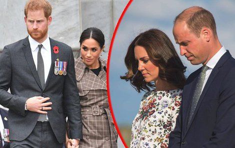 Rozpad "fantastické čtyřky" začal ve chvíli, kdy Harry obvinil Williama s manželkou, že nedostatečně podporují vévodkyni Meghan