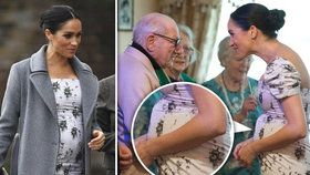 Zlí jazykové se pustili do vévodkyně Meghan, že předstírá těhotenství a její bříško je falešné.