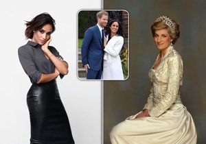 Meghan byla vždycky podle svých přátel posedlá princeznou Dianou.