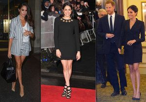 Podle stylistů celebrit se Meghan Markle vrací zpět ke svému původnímu stylu, minišatům.