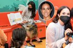 Meghan Markleová při návštěvě dětské nemocnice