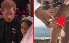 Neposedné bradavky Meghan Markle? To už asi uvidí jen princ Harry 